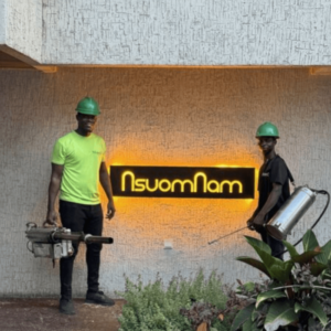 Nikao technicians at Nsuomnam